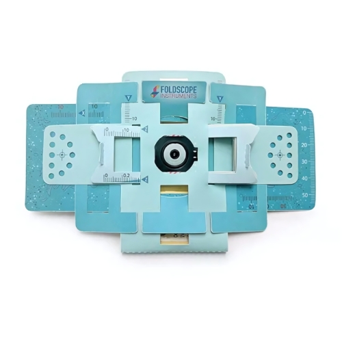 DIY Foldscope Basic Kit, Portable Paper Microscope, Paper Microscope for Science Projects